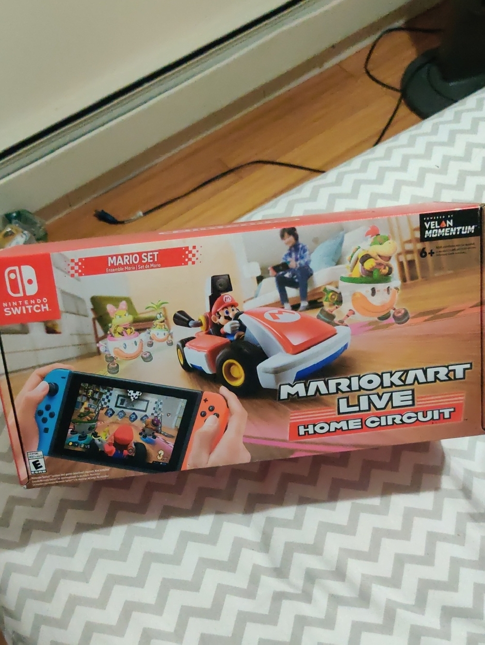 Nintendo Mario Kart Live Home Circuit — Red kart with Blue/Neon Joy-Con accents